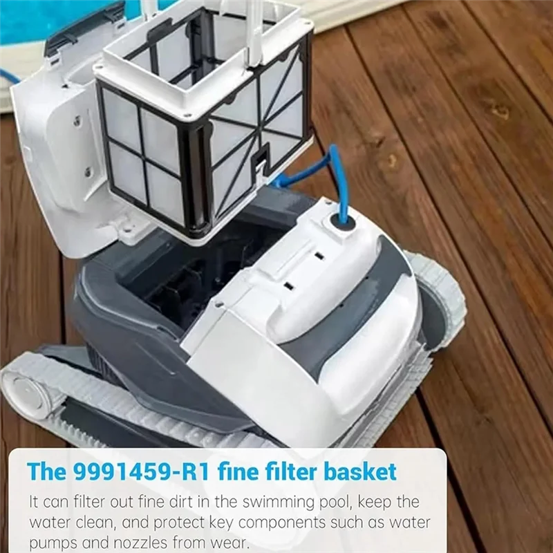 Cartucho de filtro robótico para limpeza de piscina ABDJ-For Dolphin 9991459-R1 para modelos S50 S100 Active 10 15