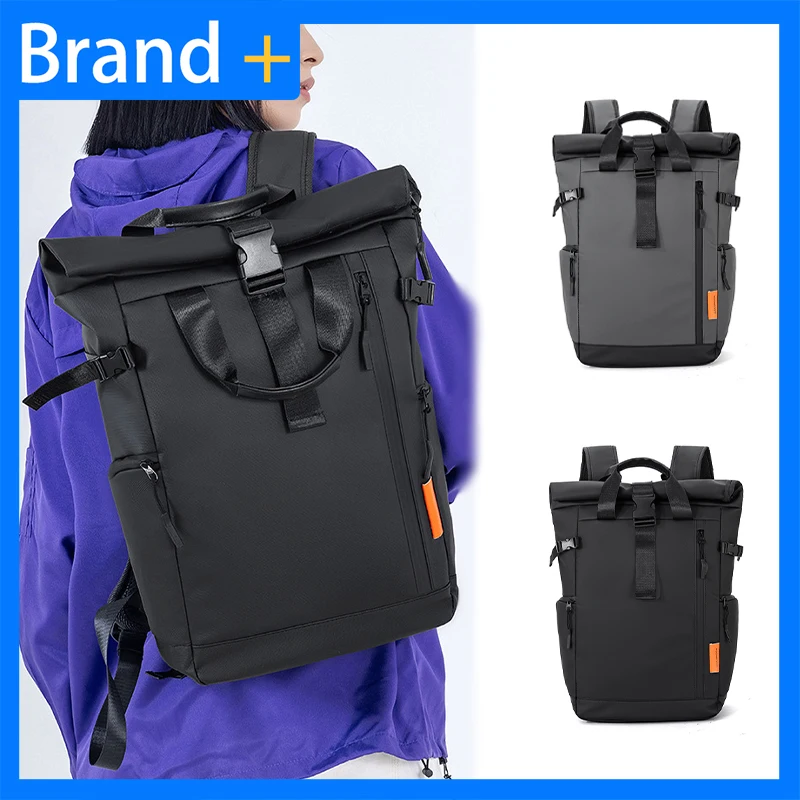 

Уличный походный рюкзак, повседневная деловая дорожная сумка, новинка 2026, большая вместительная расширяемая спортивная мужская модная сумка на плечо