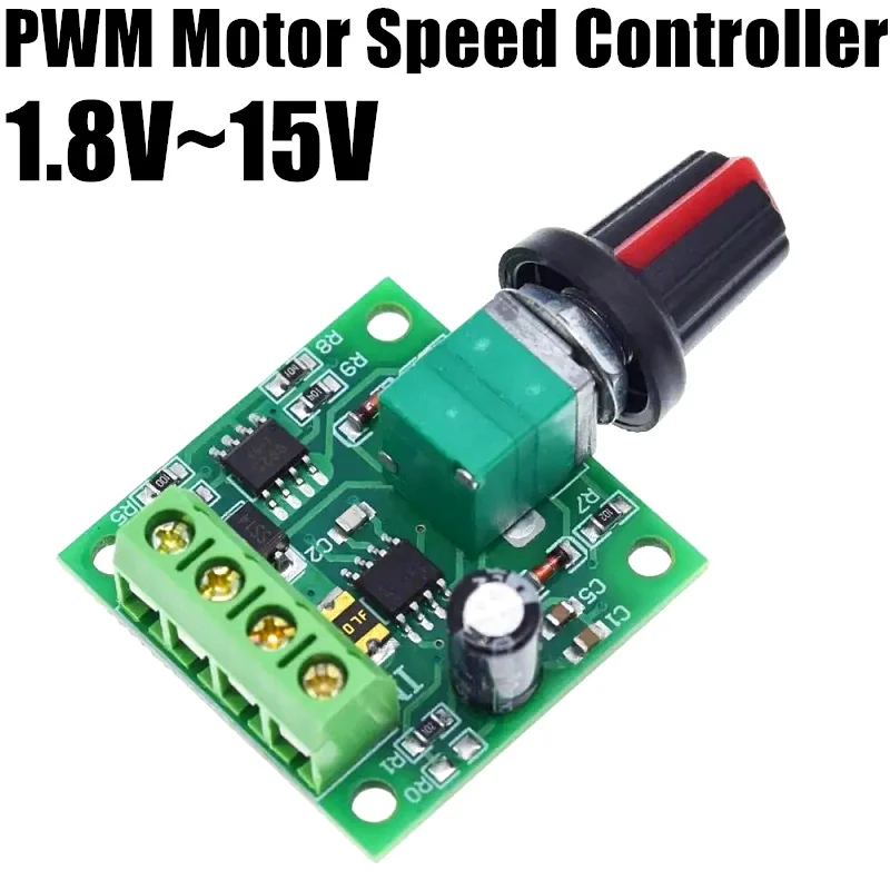 

New DC 1.8V 3 V 5 V 6 V 12V 2 A PWM Motor Speed Controller Low Voltage Motor Speed Controller PWM 0~100% Adjustable Drive Module