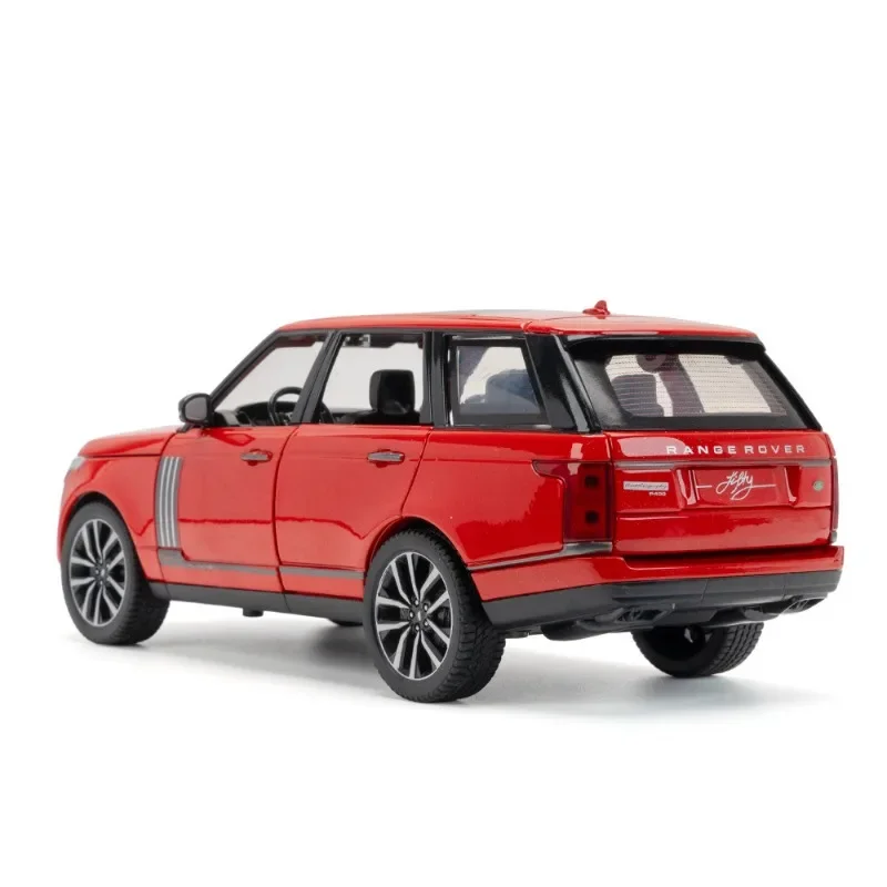 Modèle de voiture en alliage Range Rover Fifth Off Road pour enfants, son et lumière, pullback, véhicules jouets pour garçons, Diecasts Collective, décoration d'intérieur, 1:24