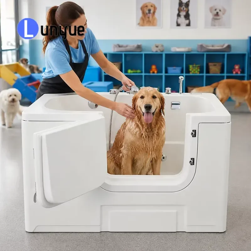 CE Approved Micro Bubble Ozone SPA Bathtub Dog Grooming Bath Basin for Wholesale B2B Procurement Pet Care