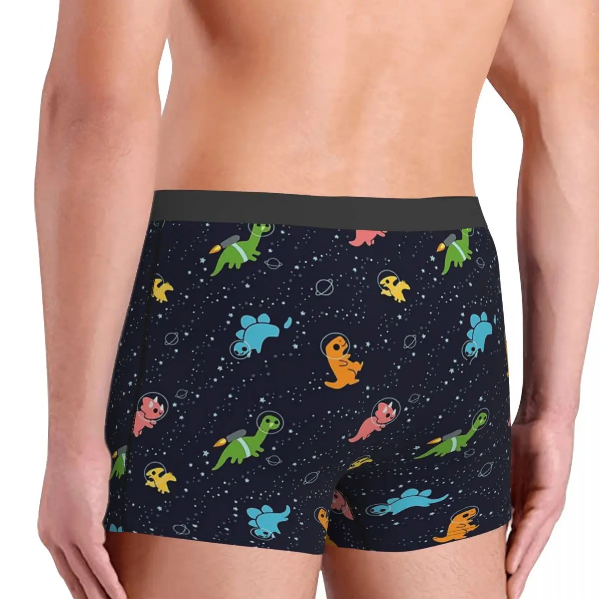 Dinosaur Dinosaurs In Space Underpants Breathbale Panties Male Underwear Comfortable Shorts Boxer Briefs