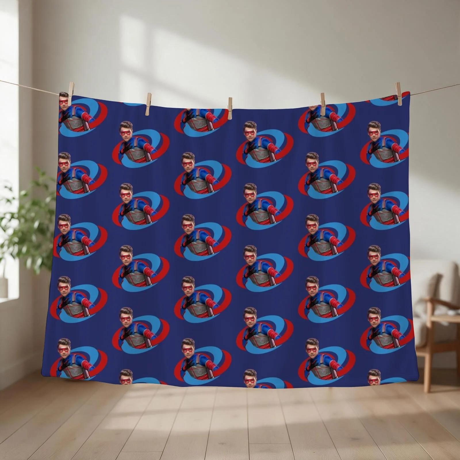 Kid Danger Logo 2.0 Throw Blanket Hairy Comforter Decorative Throw for winter Blankets