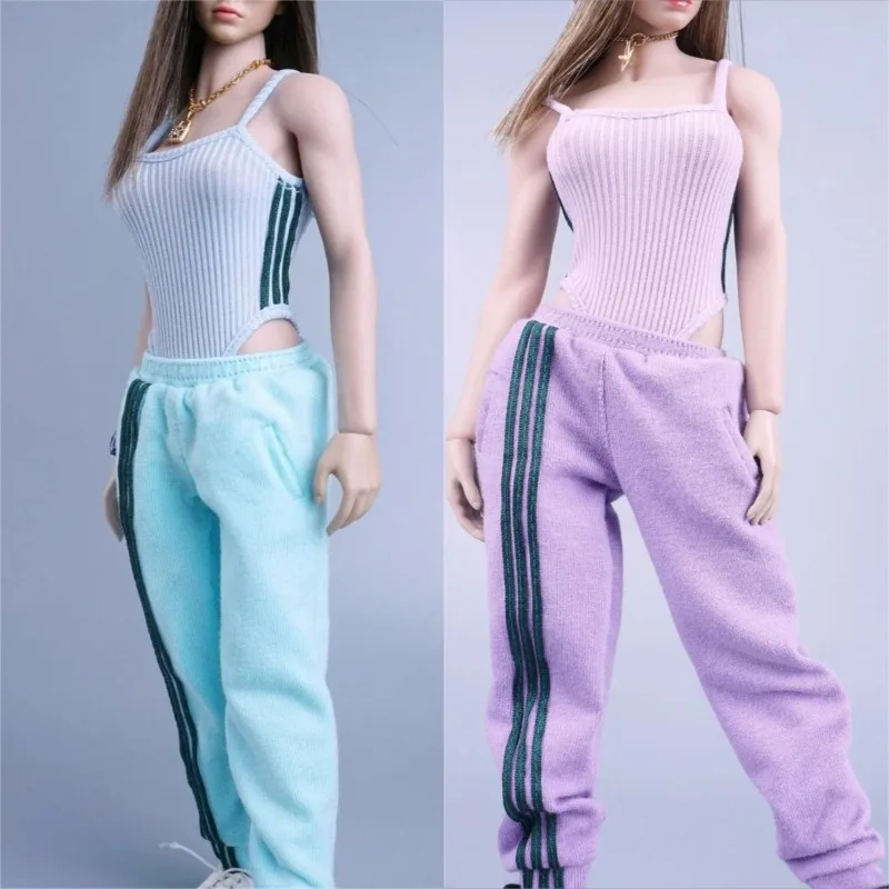 

1/6 Scale Fashion Trend Casual Sports Style Vest Overalls Suit Fit 12inch Action Figure Model Toys In Stock SATOYS SA022