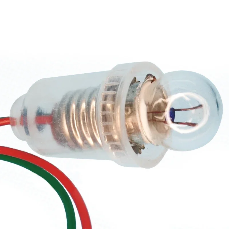 10pcs E10 Lamp Holder With Wire E10 Lamp Base, Teaching Instrument Lampholder For Physics Experiments And DIY Lighting Projects