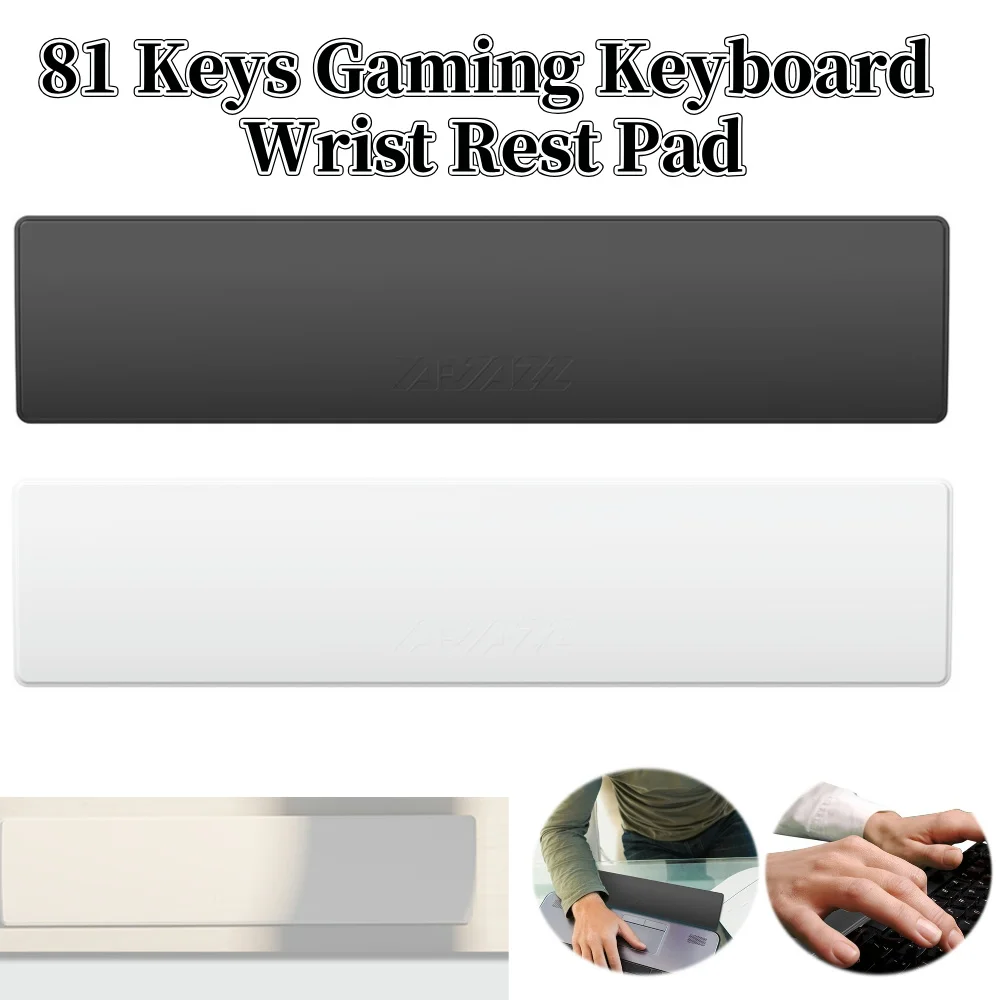 

81 Keys Gaming Keyboard Wrist Rest Pad Ergonometric Soft Memory Foam Hand Support Palm Rest Keyboard Game Accessories