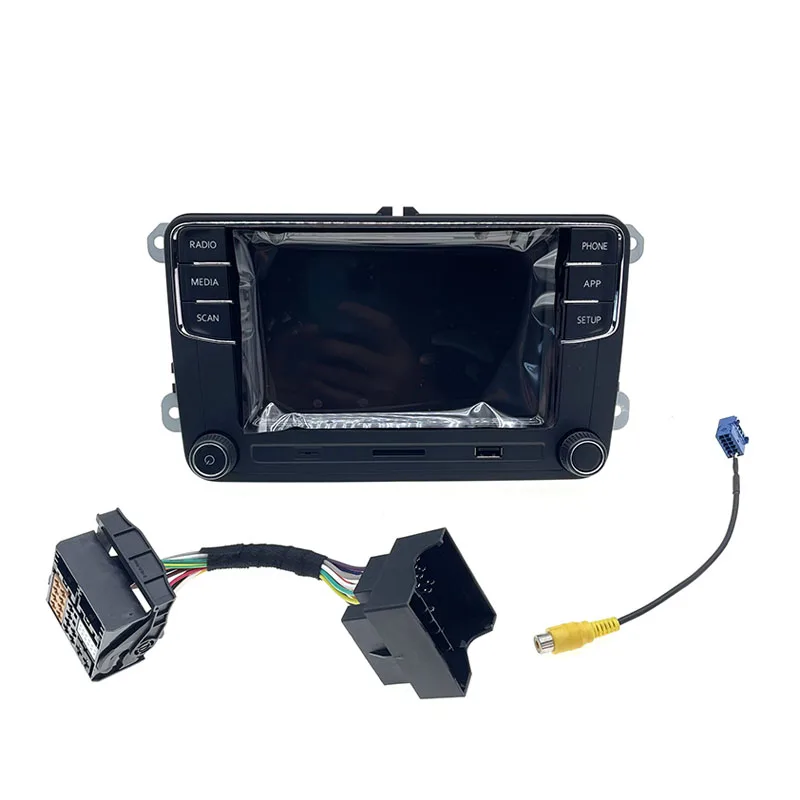RCD330 Carplay RCD360 MIB Auto Radio desay button switch for Octavia A5 fabia