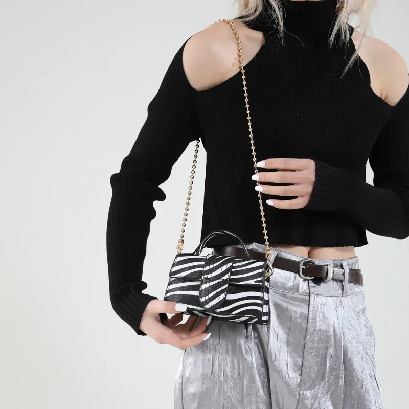 

2025 Leopard Cow Print Square Bag for Women Minimalist Shoulder Crossbody Purse Fashionable Handbag