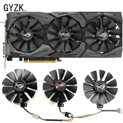 New For ASUS GeForce GTX1060 1070 1080 1080ti ROG STRIX Graphics Card Replacement Fan FDC10U12S9-C FDC10H12S9-C