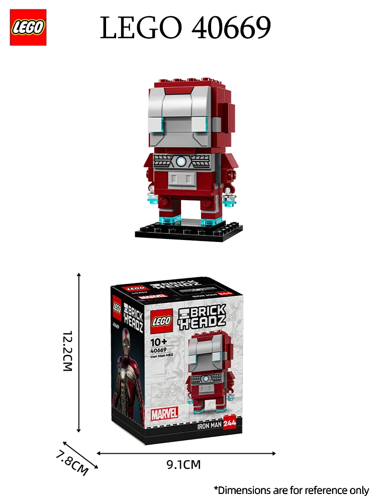 Lego 40669 Iron Man MK5 Marvel architectuurkit