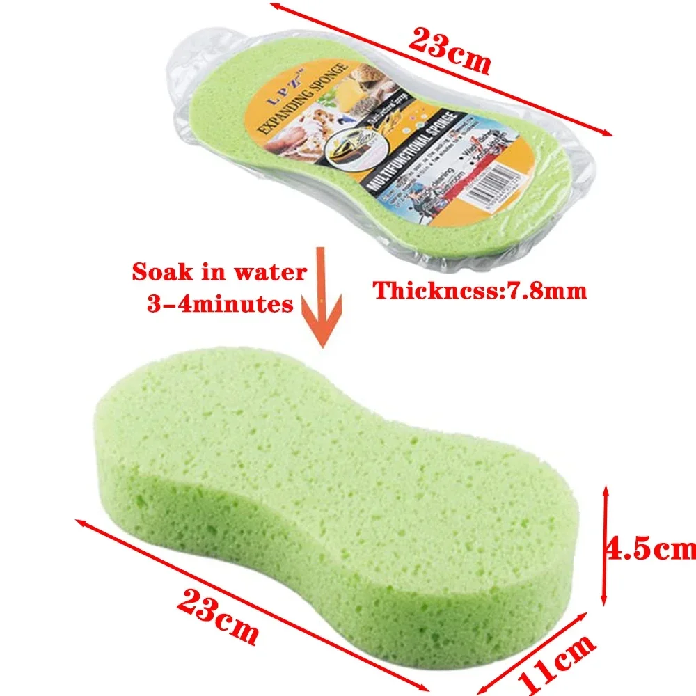 Car Wash Sponge Honeycomb Large Sponges High-density Car Washing Sponge Block Auto Detailing Foam Cleaning Tools Car Accessories