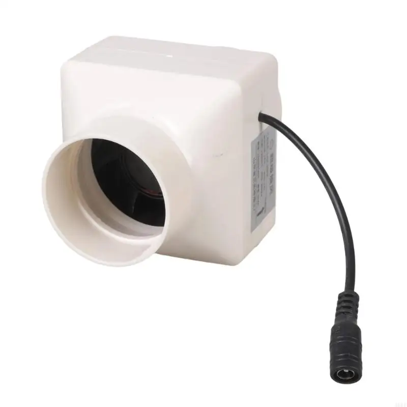 12V Direct Current Inline Exhaust Fan 15000rpm Low Noise For Grow Tent Greenhouse A0KF