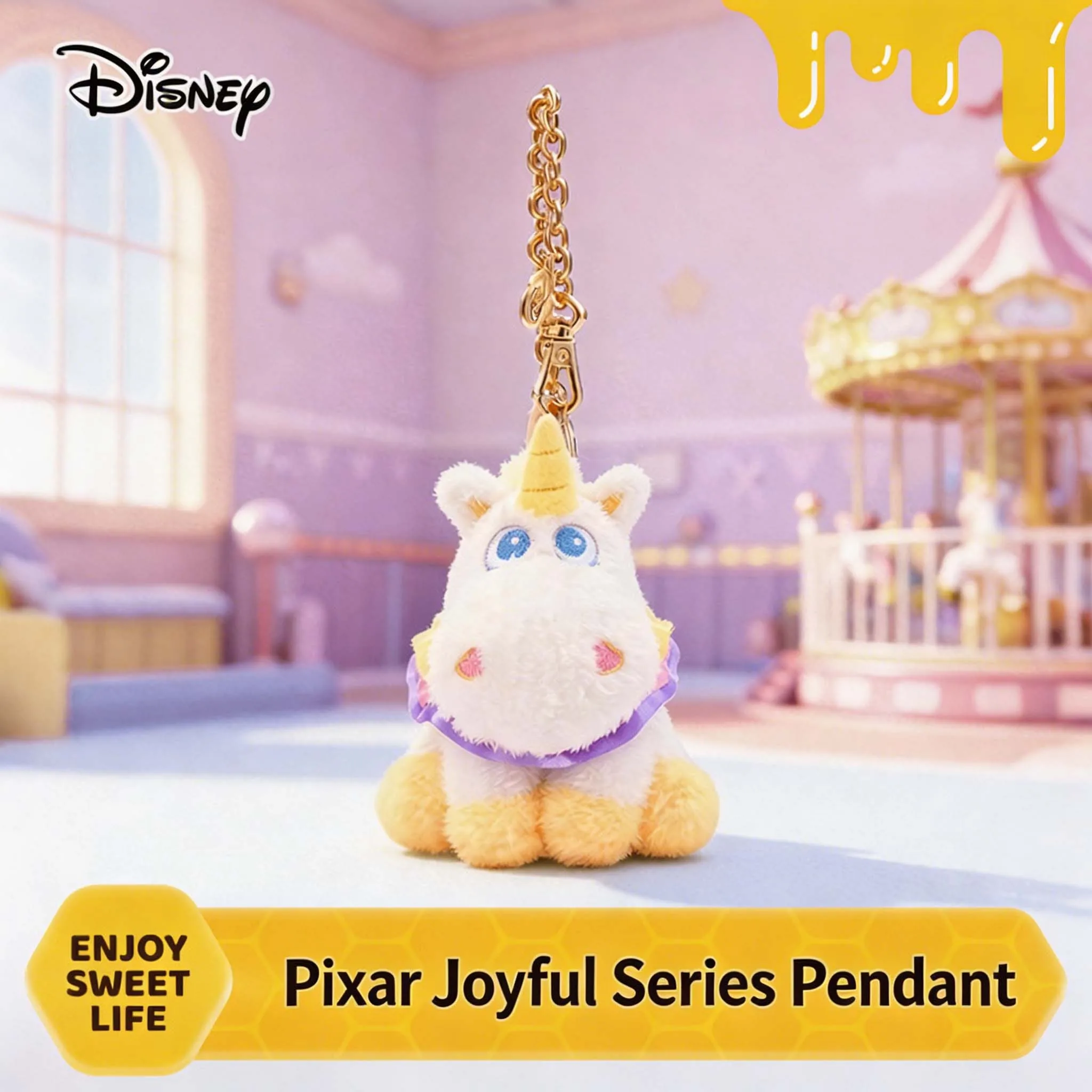 

Оригинальный плюшевый брелок Disney Toy Story в форме милого кремового сердца, мягкий кулон, кавайный аксессуар для сумки, подарок для фанатов и детей на день рождения