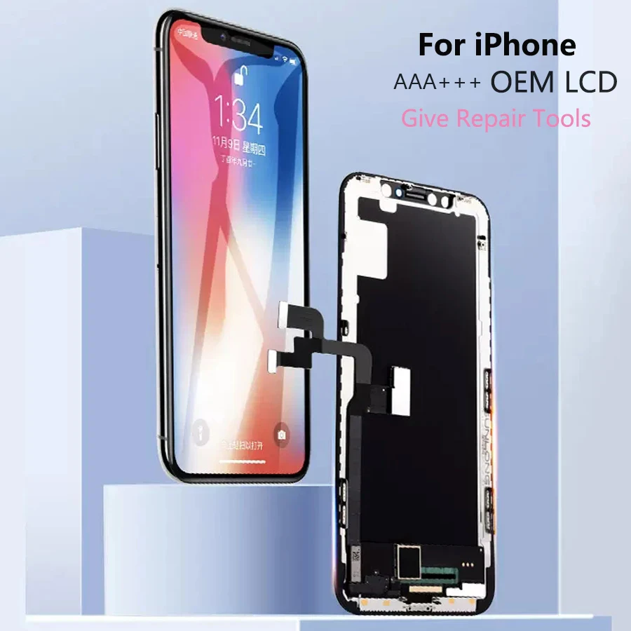 LCD For iPhone X XR XS Max OEM LCD Incell For iphone 6 7 8 11 12 Pro Max 13 Mini Display With 3D Touch Screen Digitizer Assembly