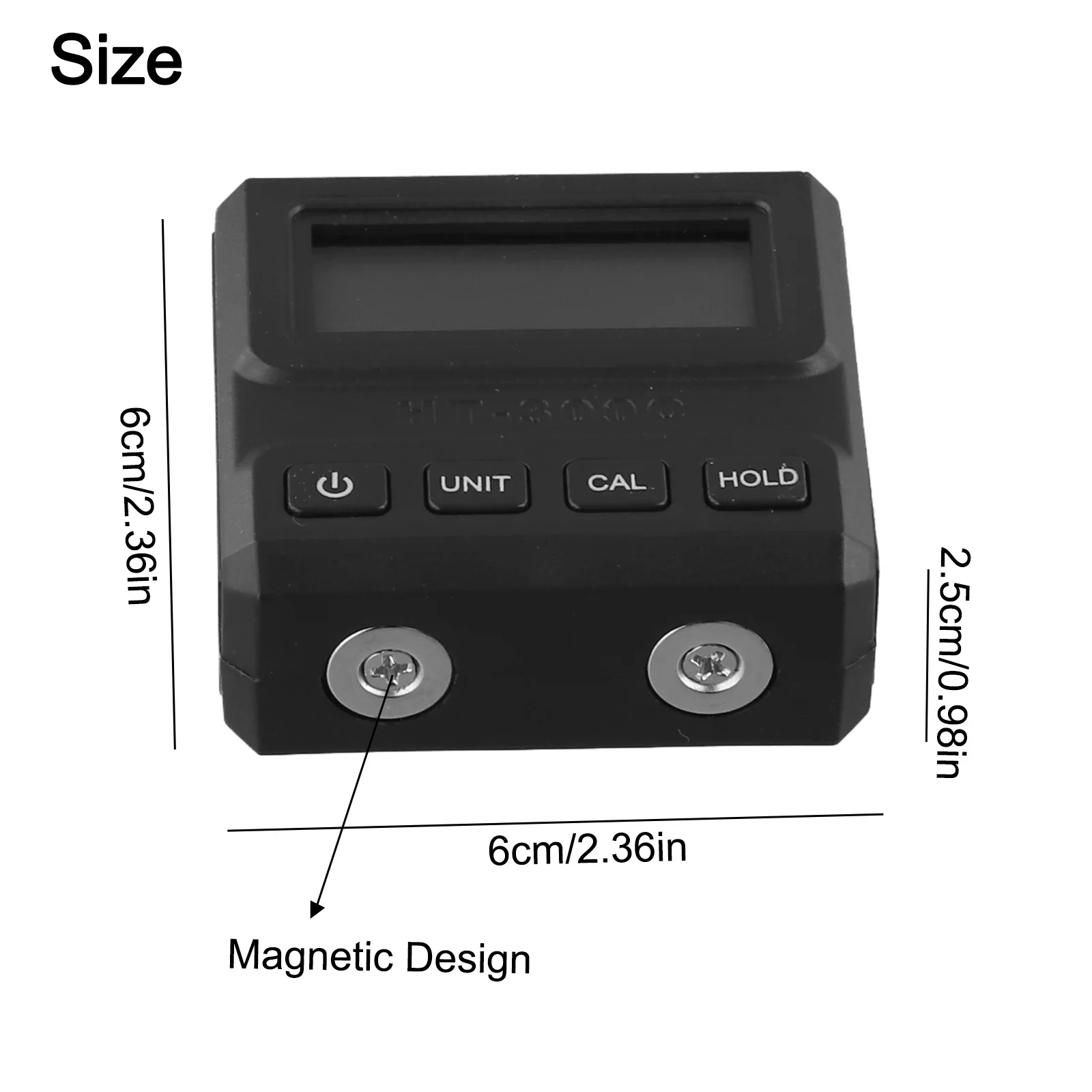 Precision Digital Protractor with Strong Magnet for Stability and Accuracy in Various Measurement Applications