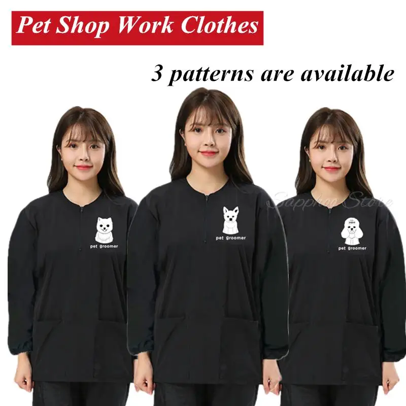 

Pet Shop Uniform Waterproof Pet Grooming Apron Beautician Clothes Bath Uniform For Outdoor Salon Home S/M/L/XL/2XL/3XL G0302