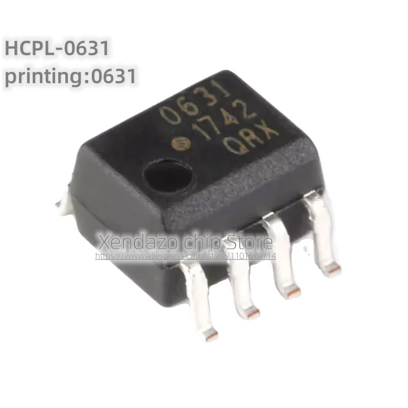 10pcs/lot HCPL-0631-500E HCPL-0631 printing 0631 SOP-8 package Original genuine Optocoupler chip