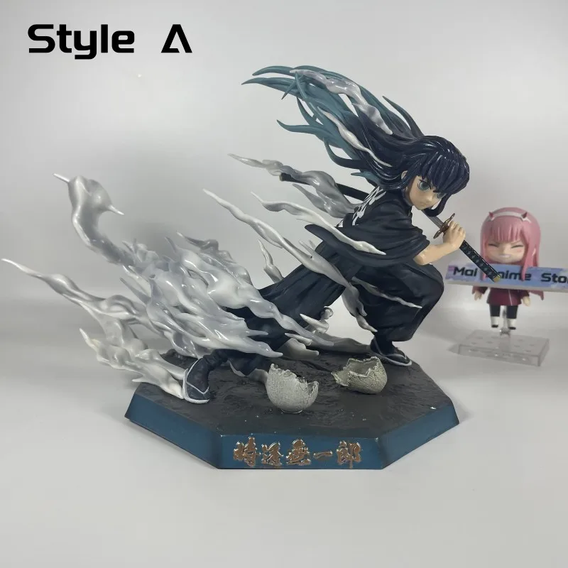 Demon Slayer Muichirou Anime Figure Kimetsu No Yaiba Blade Action Figures Tokitou Muichirou Figurines Collection Model Toy Gifts