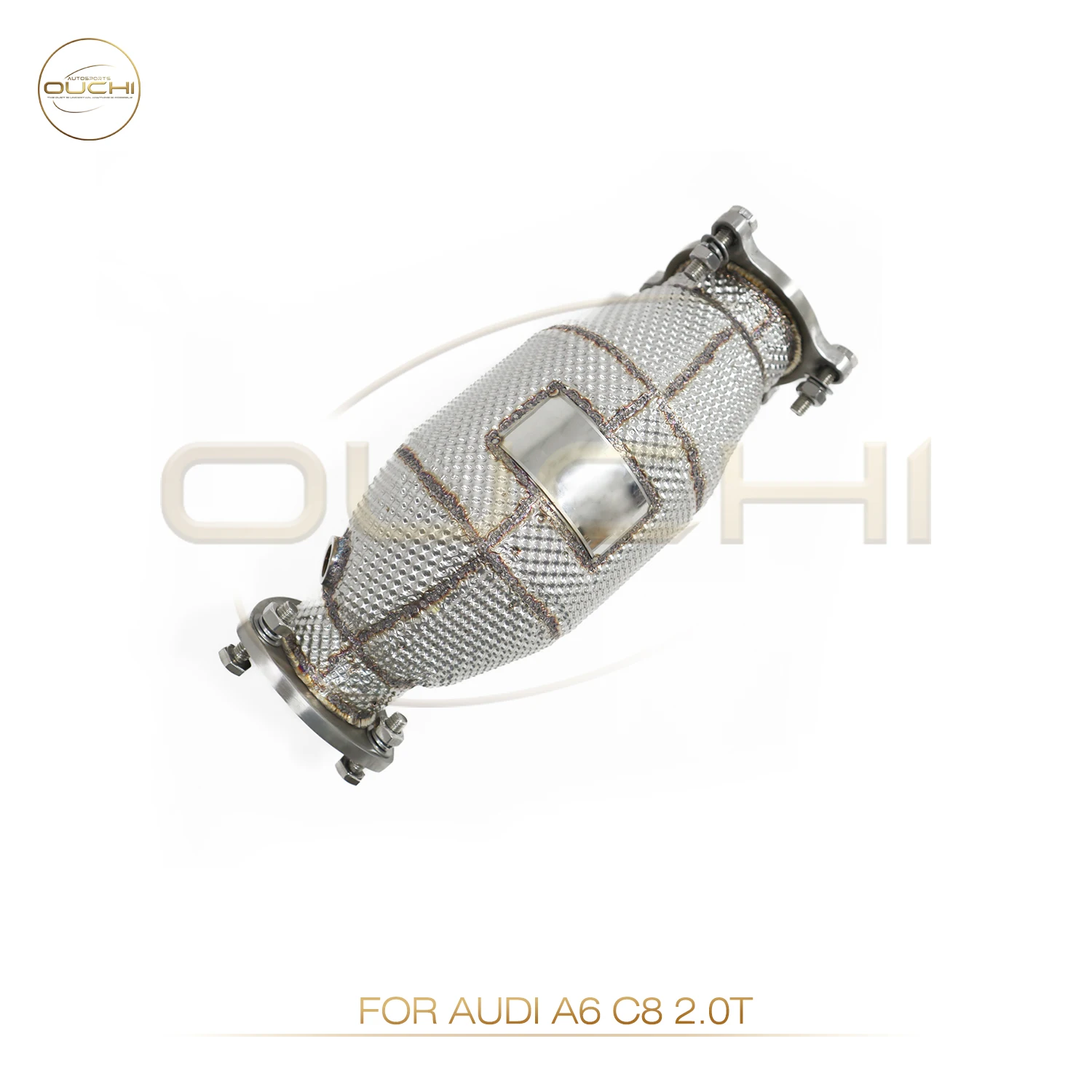 

Ouchi Factory Direct Sales Stainless Steel Downpipe High-pitched With Cat For Audi 2017-2023 A6 C8 2.0T