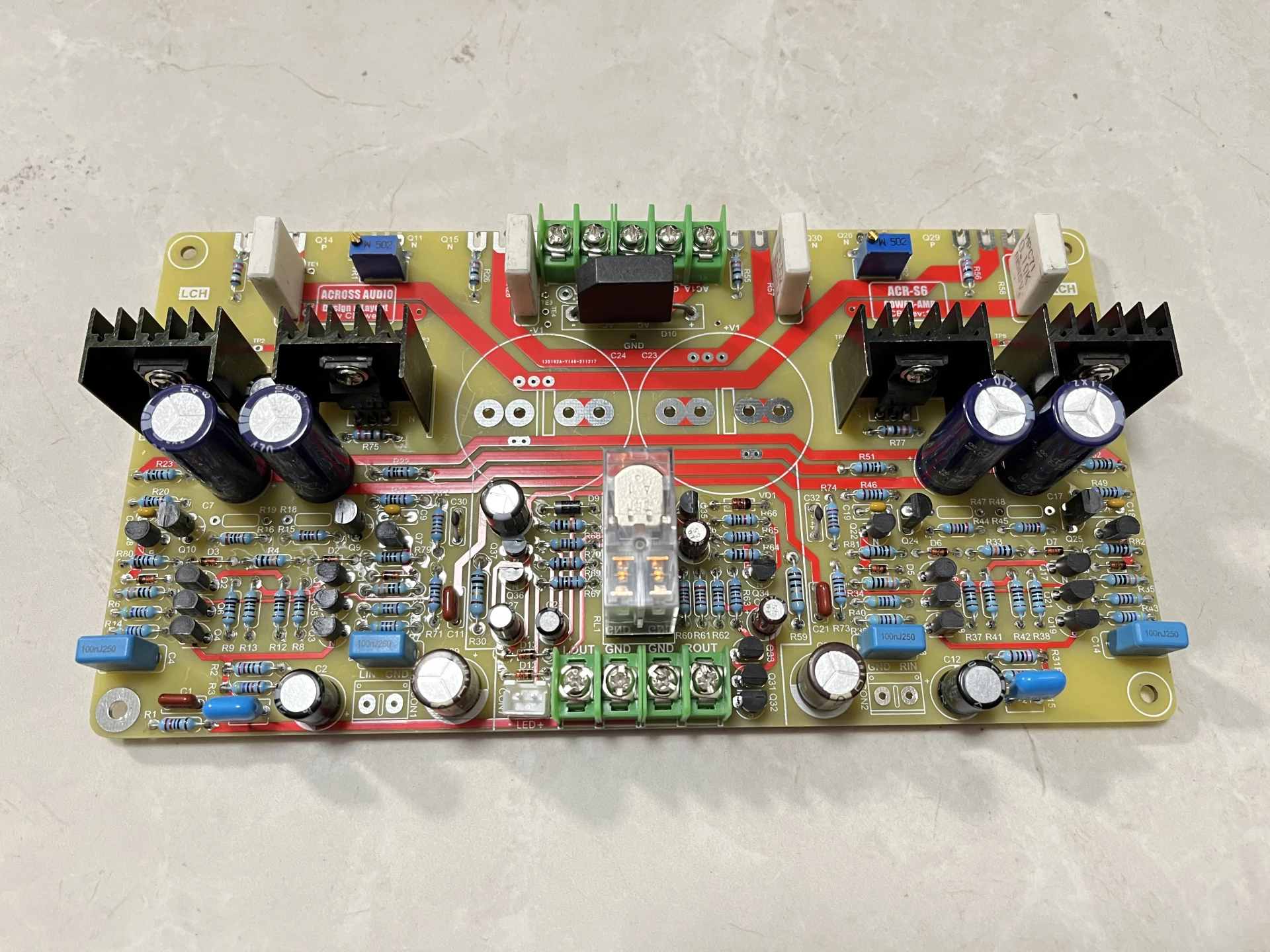 50-80W HiFi Audio Power Amplifier Finished Board Based on YBA Amplifier Circuit