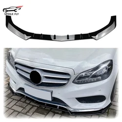 2013 2014 2015 For Mercedes Benz W212 Sport Model E250 E350 E400 E550 Car Front Bumper Spoiler Lip Splitter Lower Body Kit