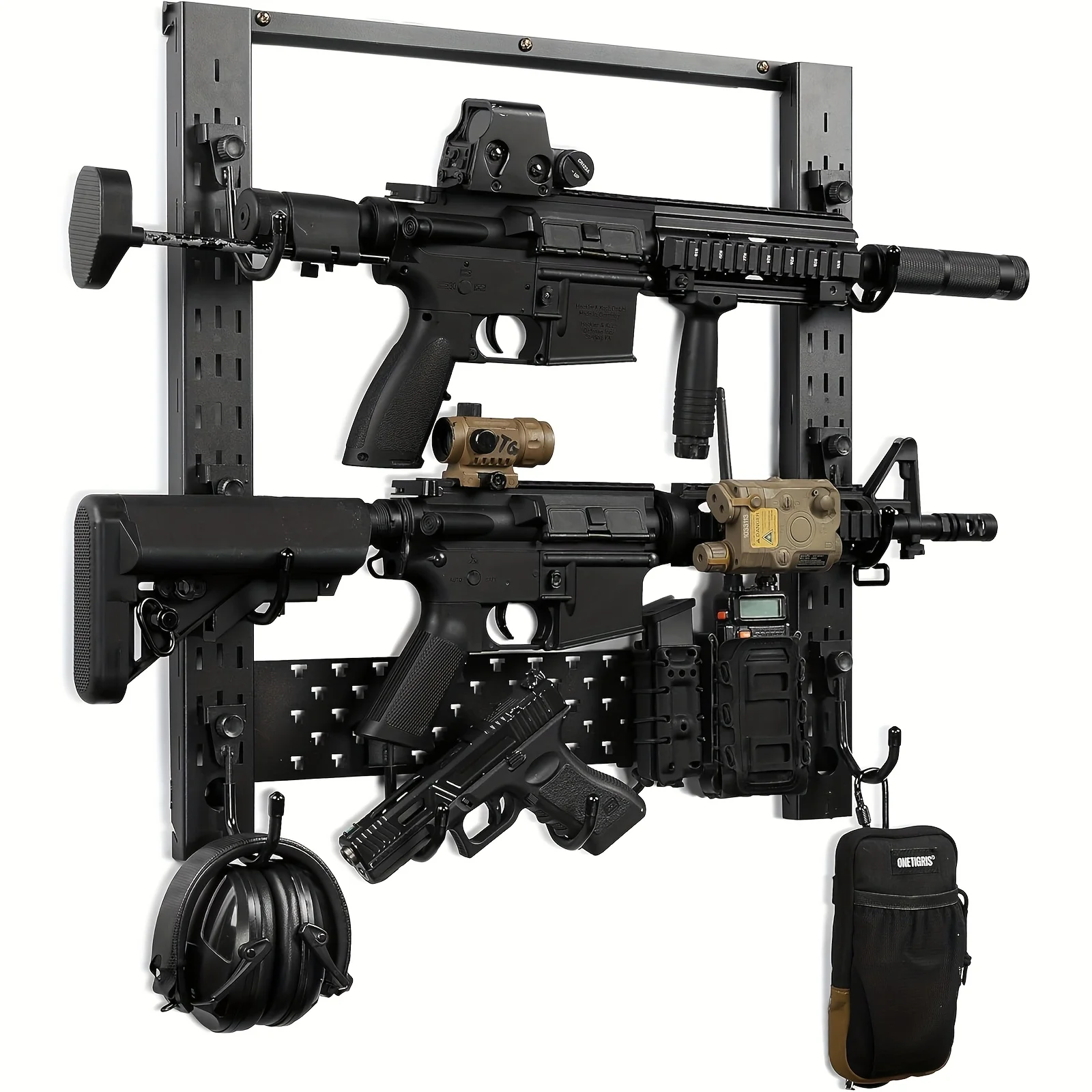 

NEW Versatile Indoor wall mounted rifle holder helmet headset tactical accessories display rack for Organize Guns Helmets Vests