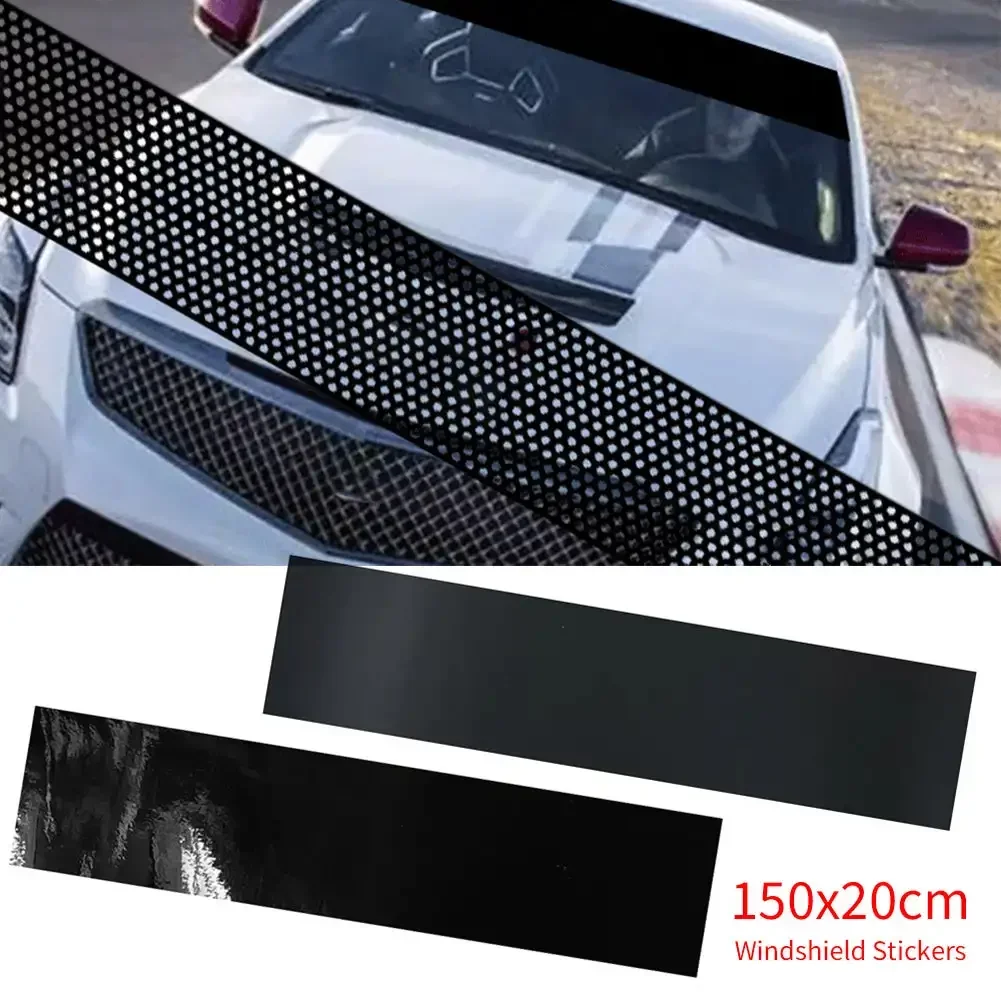 20cmx150cm Car Window Tint Film for Car Windscreen Black Solar Film Anti-UV Sun Shade Car Solar Protection Sticker Film