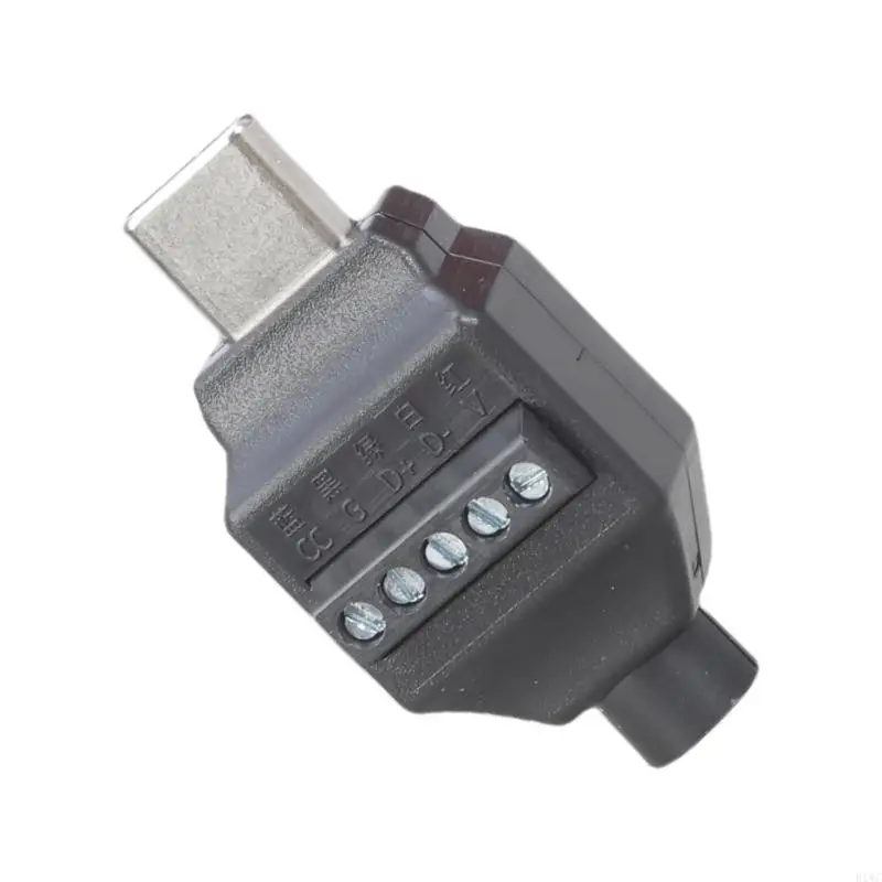 USB C MASCLE CONNETTORE MASCHIO 4PIN/5PIN Adattatore Adattatore Supporto senza saldatura 65W