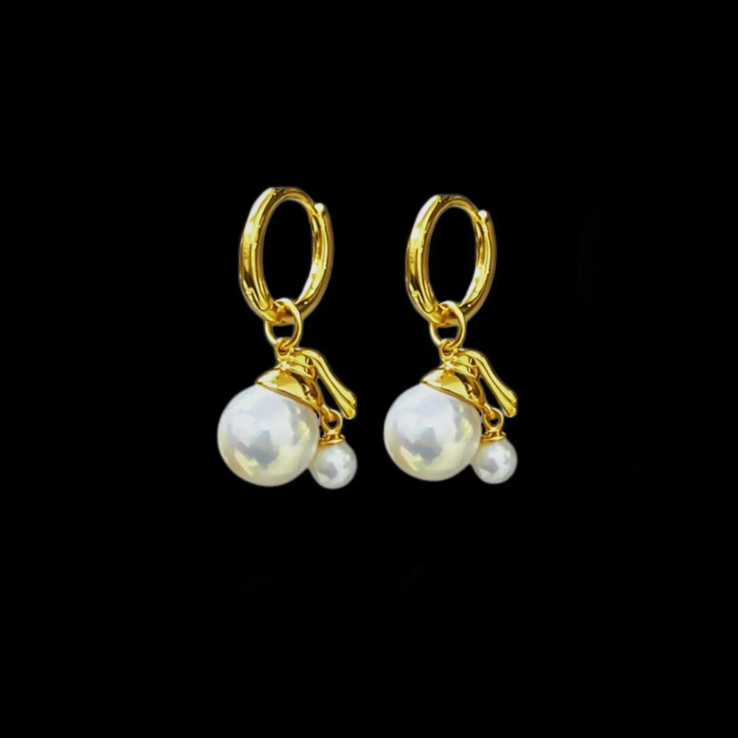 

S925 Sterling Silver Earrings Mount Findings Settings Base Mounting Parts Accessory Fittings for 5-11mm Pearls