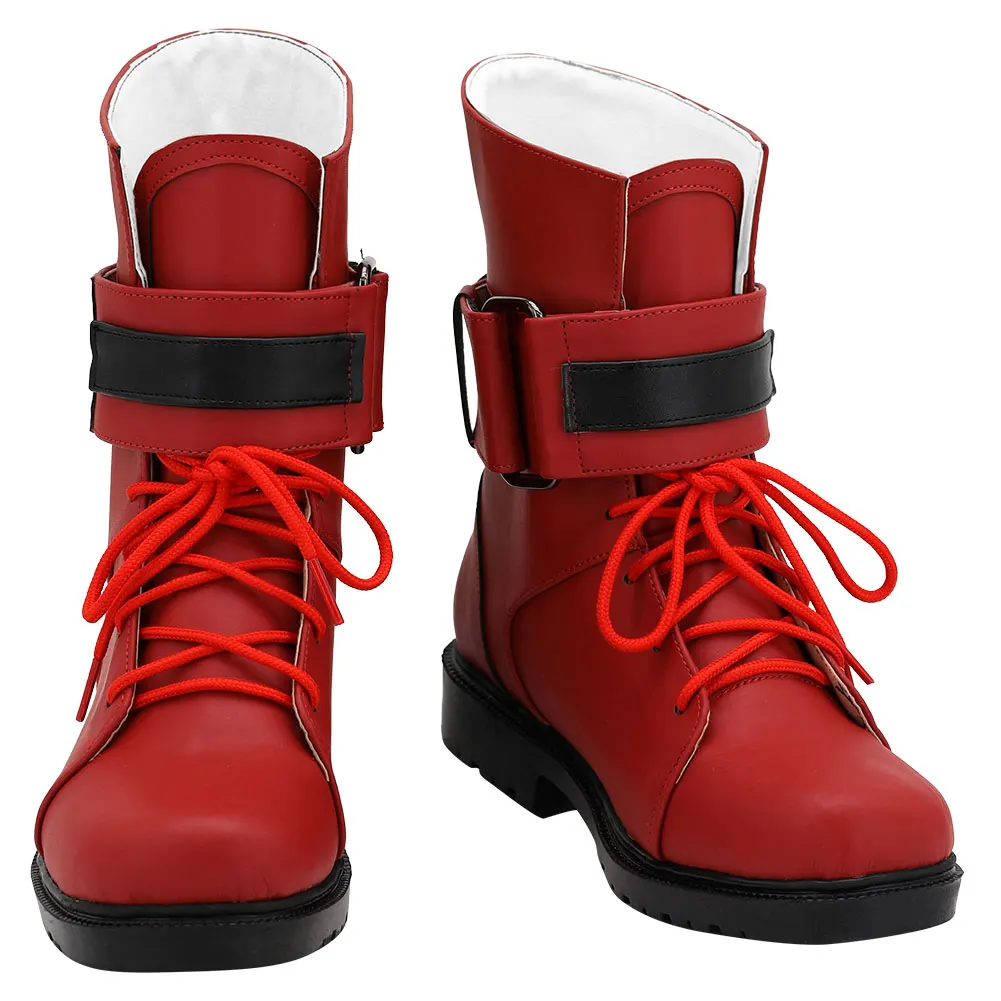 Final Fantasy Remake Tifa Lockhart Cosplay Shoes Boots FF7 Cosplay PU Leather Shoes Halloween Costumes Accessory European Size