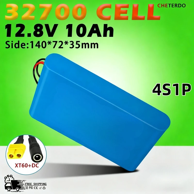 32700 Lifepo4 Battery 12V 30000mAh 4S3P with 40A BMS, Safe Deep Cycle Battery Pack for Boat Marine  Solar Power System Backup