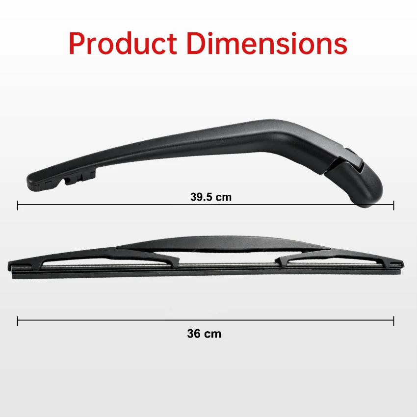 Auto-Heckscheibenwischerarm und Wischerblatt-Set für Honda Fit MK1 2004 2005 2006 2007 2008 – Detail 3
