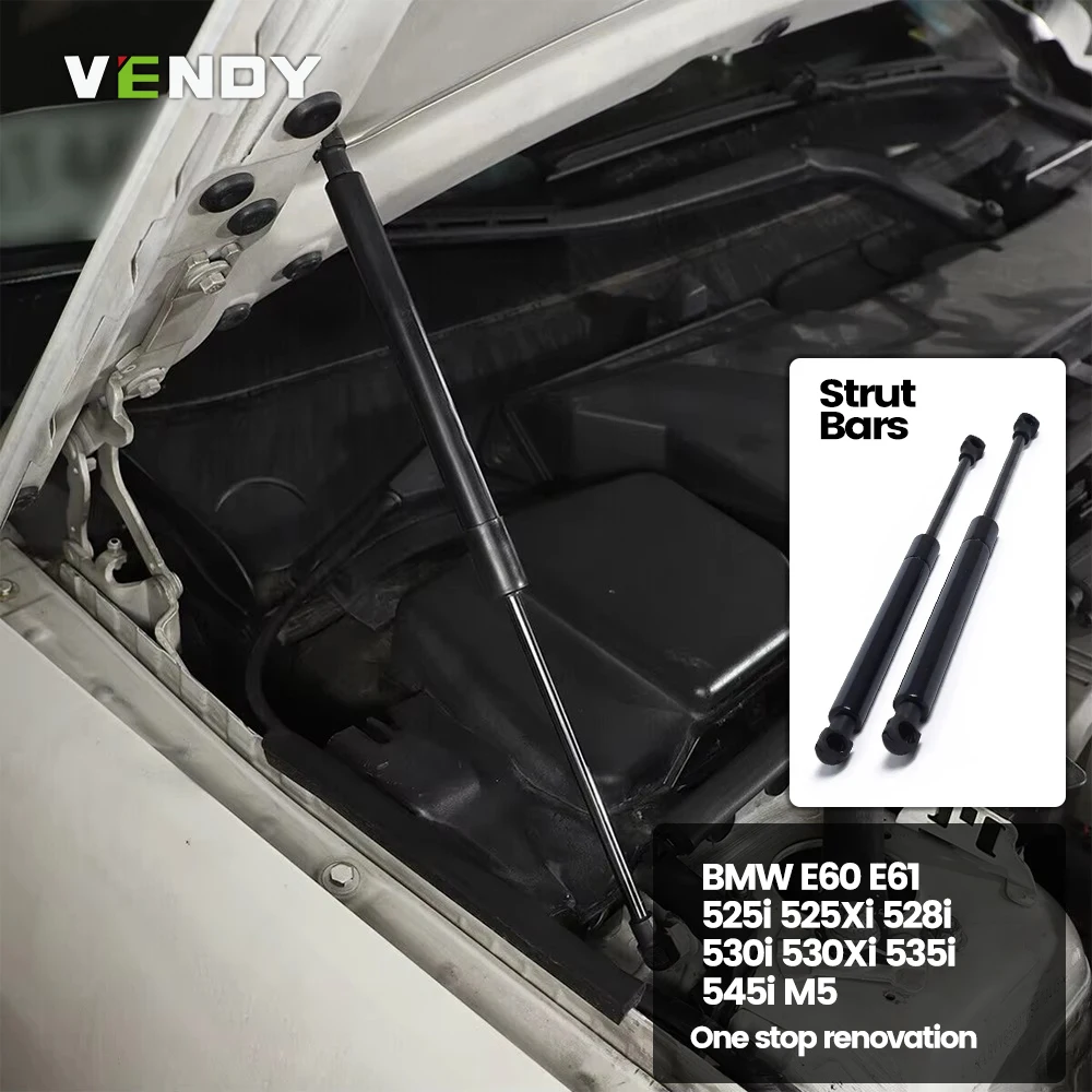 

Стойка капота передней капота для BMW E60 E61 520i 525i 530i 535i 540i, 2 шт., опорные пружины, амортизаторы, стержень 51237008745