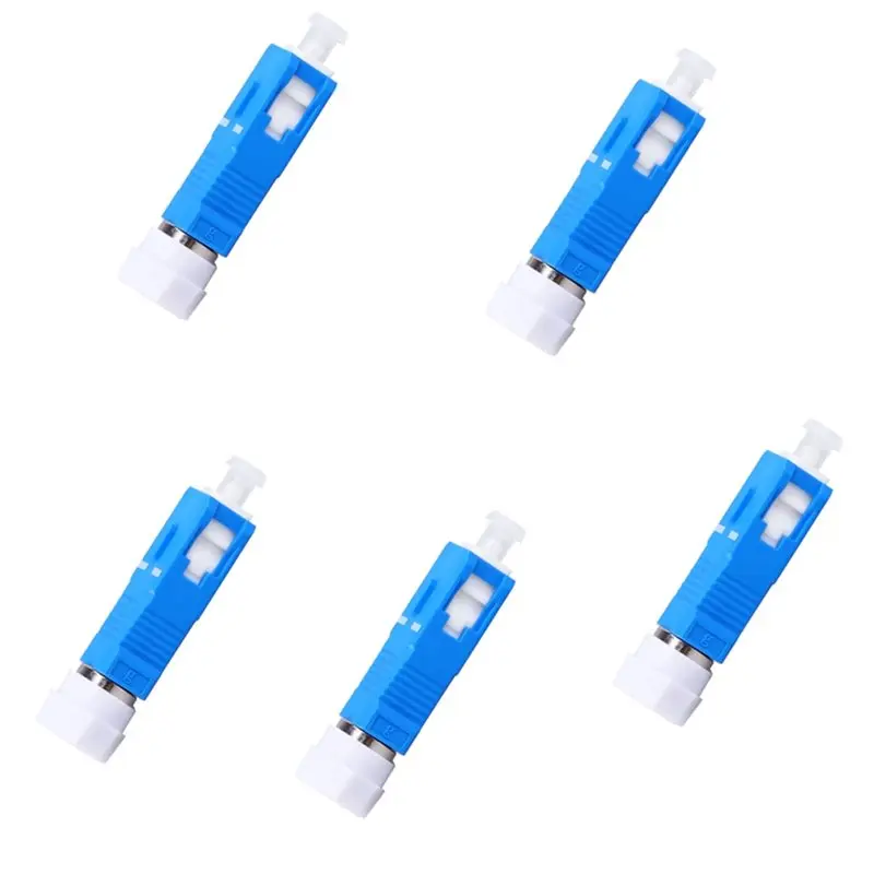 A73E-SC Male To FC Female UPC Simplex Fiber Optic Adapter 5Pcs For FTTP Optic Patch Cord Pigtail Docking For Light Pen Connector