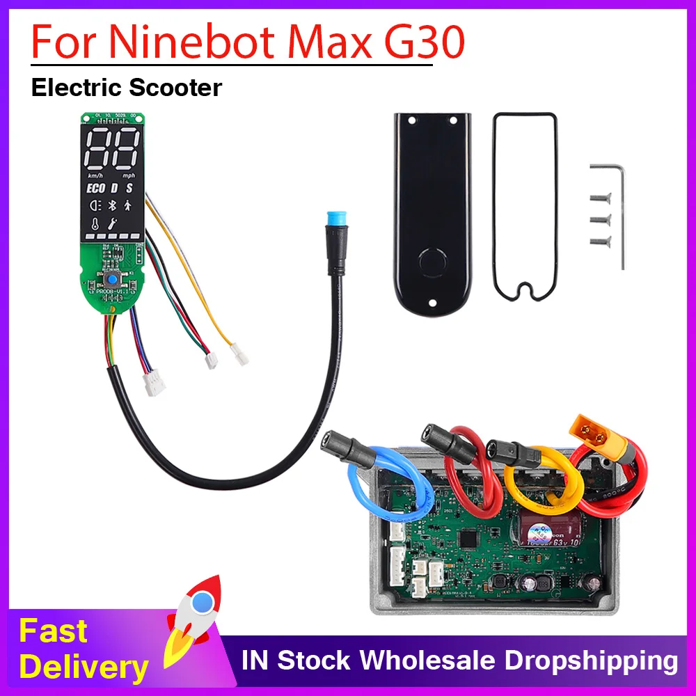 

Комплект сборки платы управления | Контроллер + дисплей приборной панели + крышка панели для Ninebot MAX G30 G30D G30L, аксессуары для электрического скутера