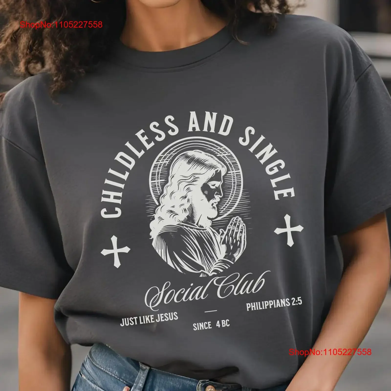 Childless Cat Lady T Shirt Funny Religion Childfree Like Jesus Vintage Political Statement Election Single Spinster vintage