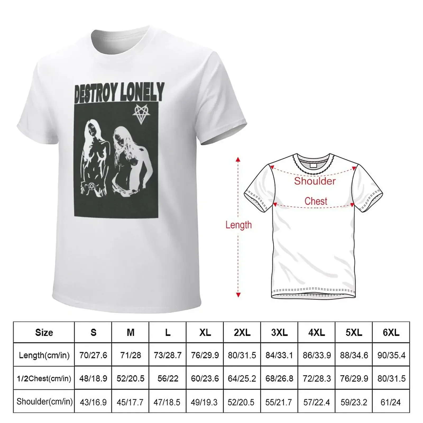 Destroy Lonely MusicianDestroy Lonely Musician T-Shirt boys whites summer tops new edition clothes for men