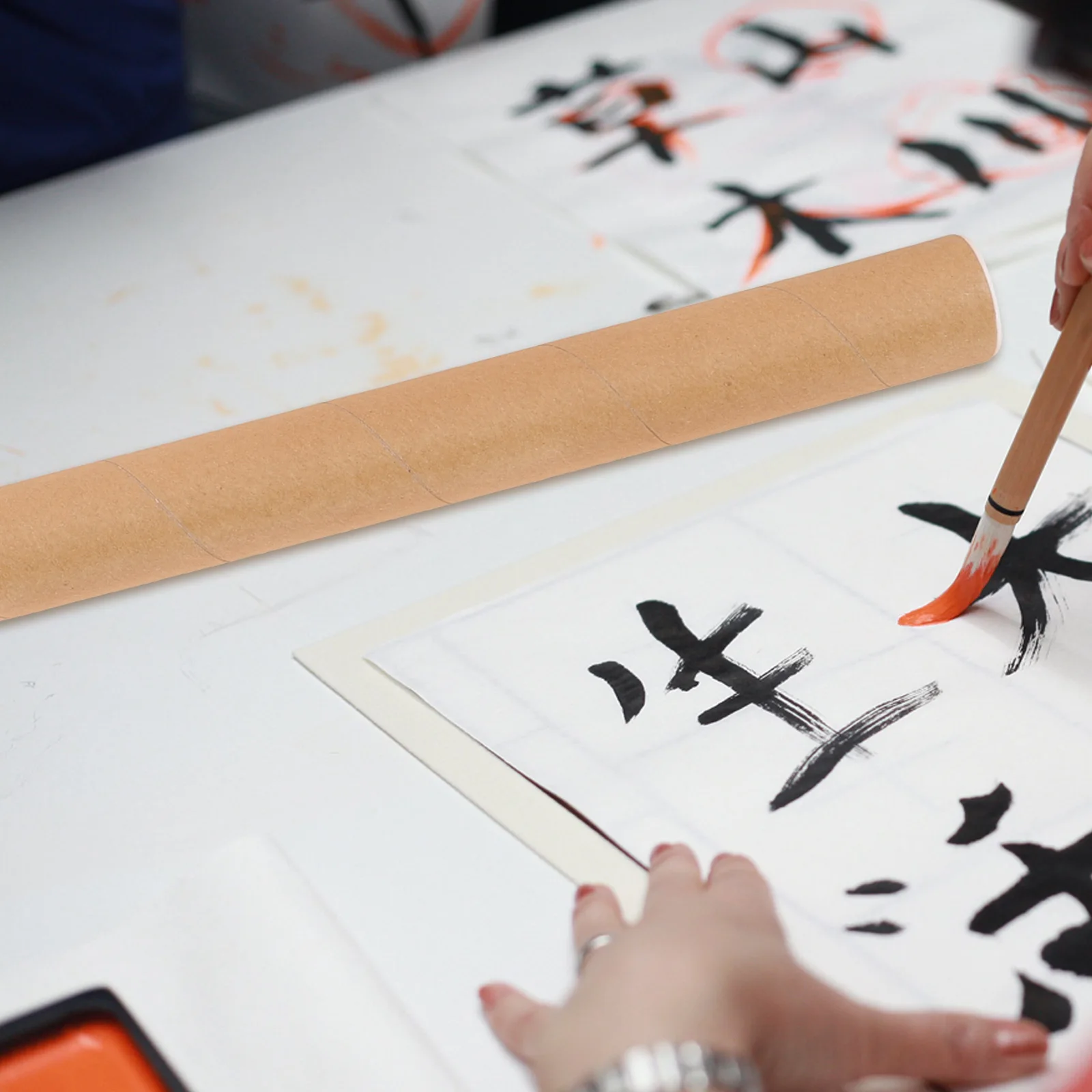 أنبوب تخزين الملصقات، أنبوب ورقي محمول للرسم، أعمال فنية، مستندات بريدية، لفات شحن، أنابيب بريد كرافت