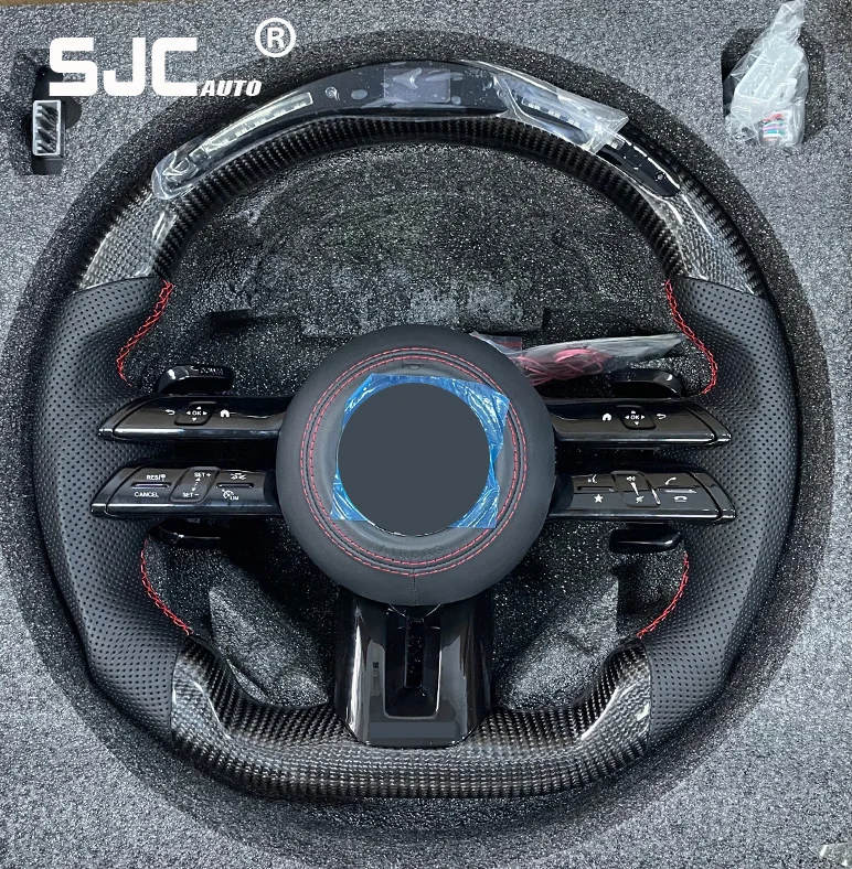 

Auto Customized Steering Wheel Carbon Fiber for Mercedes-Benz C300 C200 C180 W204 W211W213 W205 W447 E63 Glc S G Class LED