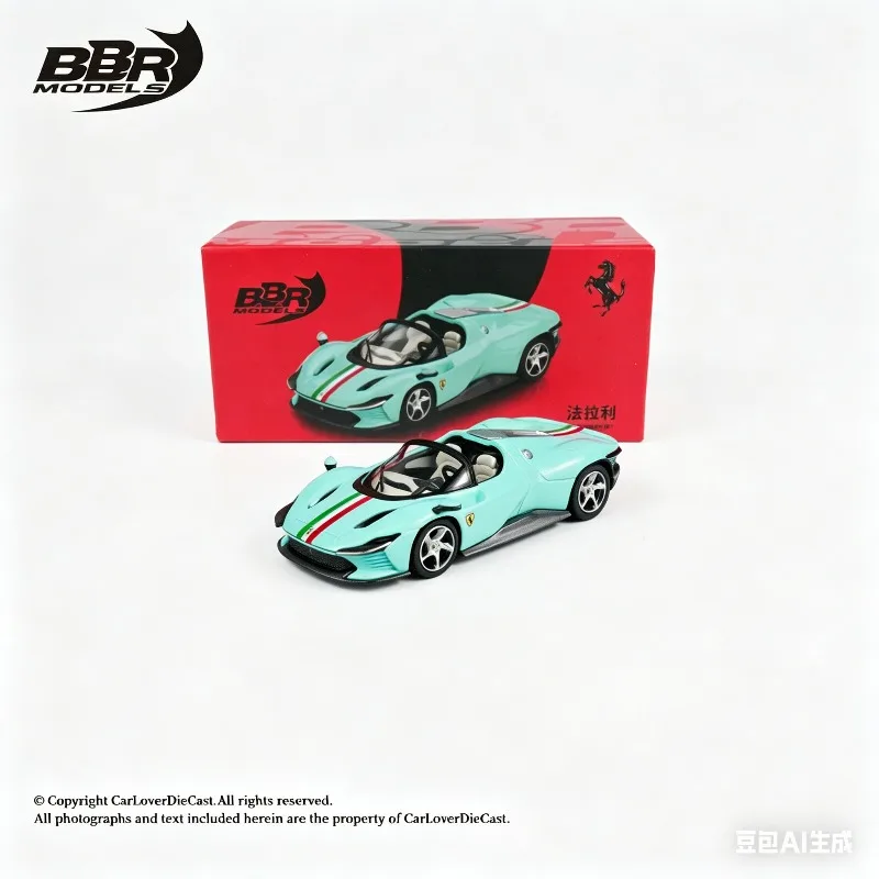

Реплика синего спортивного автомобиля-кабриолета BBR 1:64 Daytona SP3 из сплава, модель для взрослых, коллекционная вещь, подарок для мальчиков.