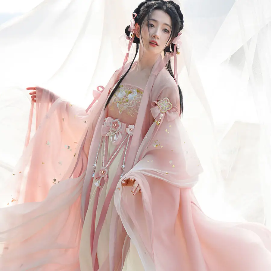 

Chinese original Hanfu female fresh Chebule skirt Han elements explosion fairy exquisite temperament ancient suit