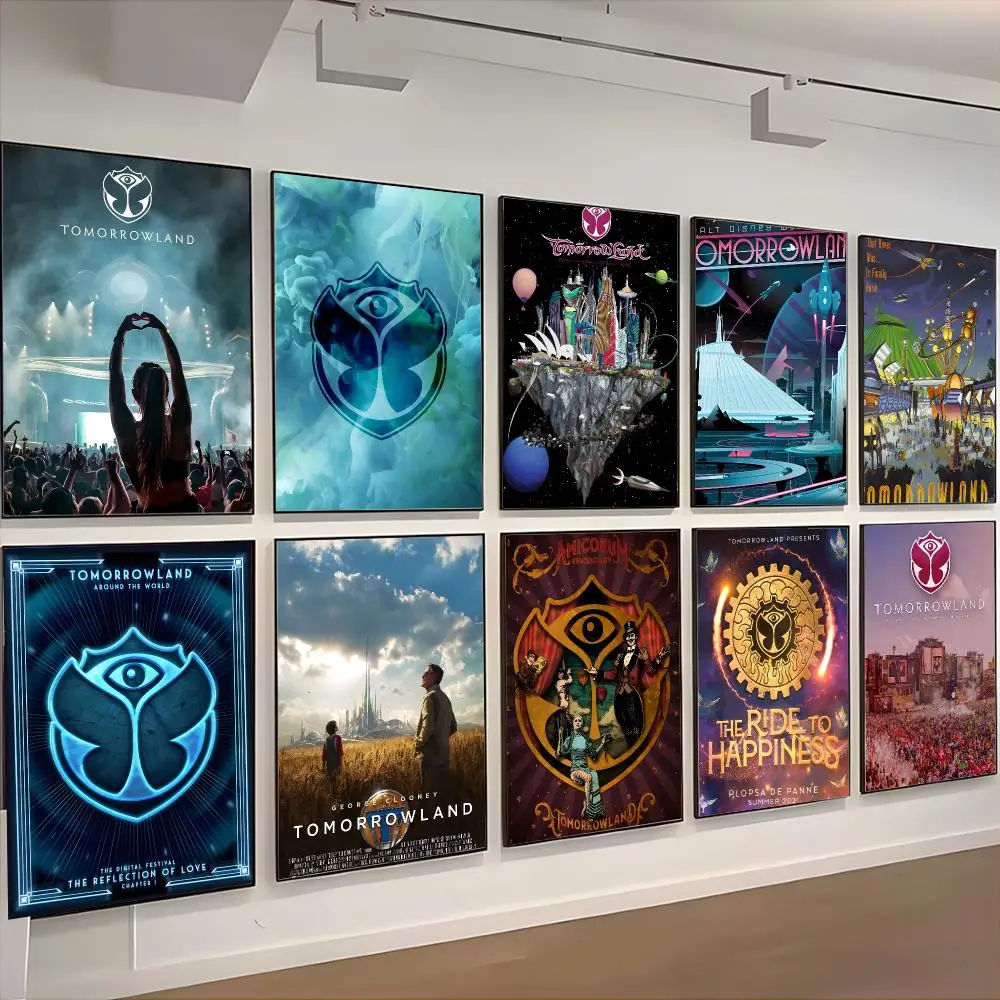 Festival Music Tomorrowland Poster Classic Home Interior Artwork & Stylish Room Decoration