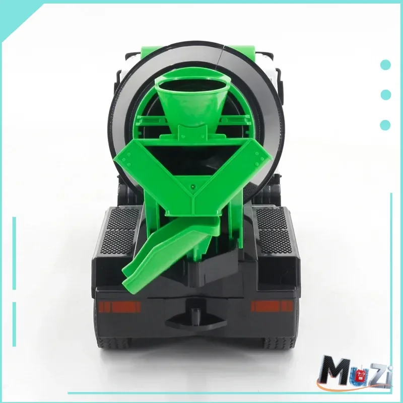 Huina 1557 1:18, camión mezclador con Control remoto de nueve canales, vehículo de ingeniería de simulación, modelo eléctrico, juguete para regalo al aire libre para niños