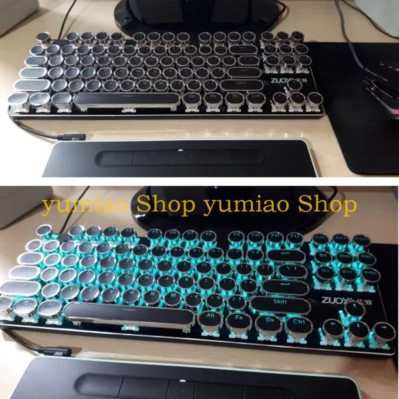 587B 104-ключ KeyCap Double Shot DIY DIY Steam Punk Punkritecaps для клавишных клавиш