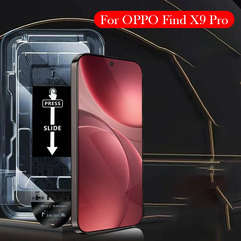 

2PC Fully Transparent Tempered Glass For OPPO Find X9 Pro Dust-free Installation Film Screen Protector for OPPO FIND X9 PRO