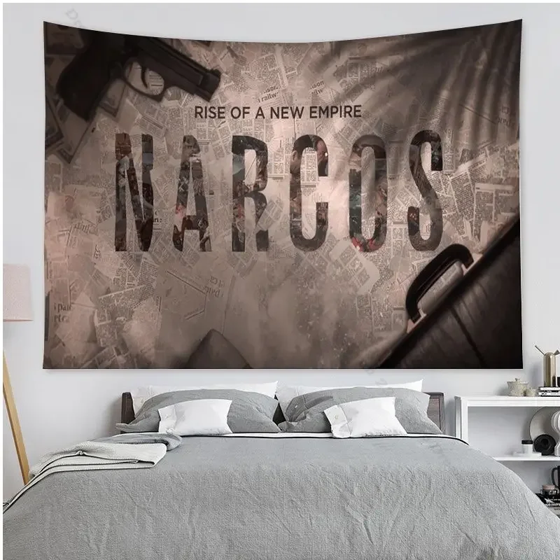 Narcos TV Series Pablo Escobar Hanging Bohemian Tapestry Art Science Fiction Room Home Decor Art Home Decor