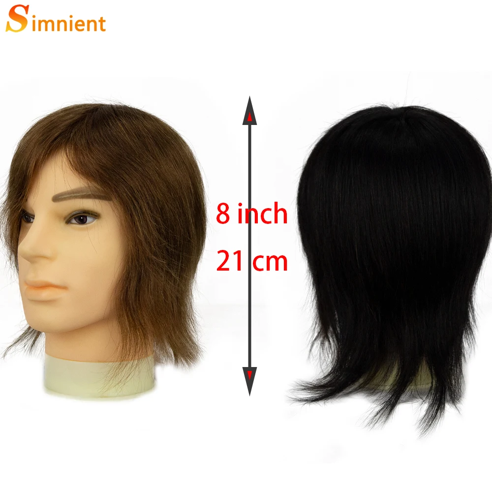 Male Mannequin Head With 100% Remy Human Hair For Practice Cutting Hairdresser Cosmetology Training Doll Head For Hair Styling