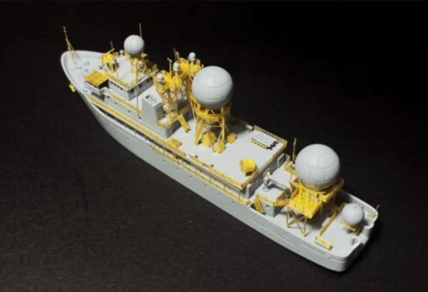 EVMODEL S102 1/700 USAV Worthy(T-AGOS-14)Missile Range Instrumentation Ship