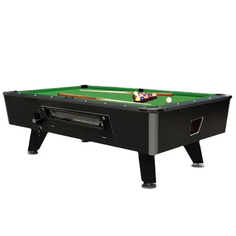 Commercial adult 7-foot  American black eight coin-operated pool table