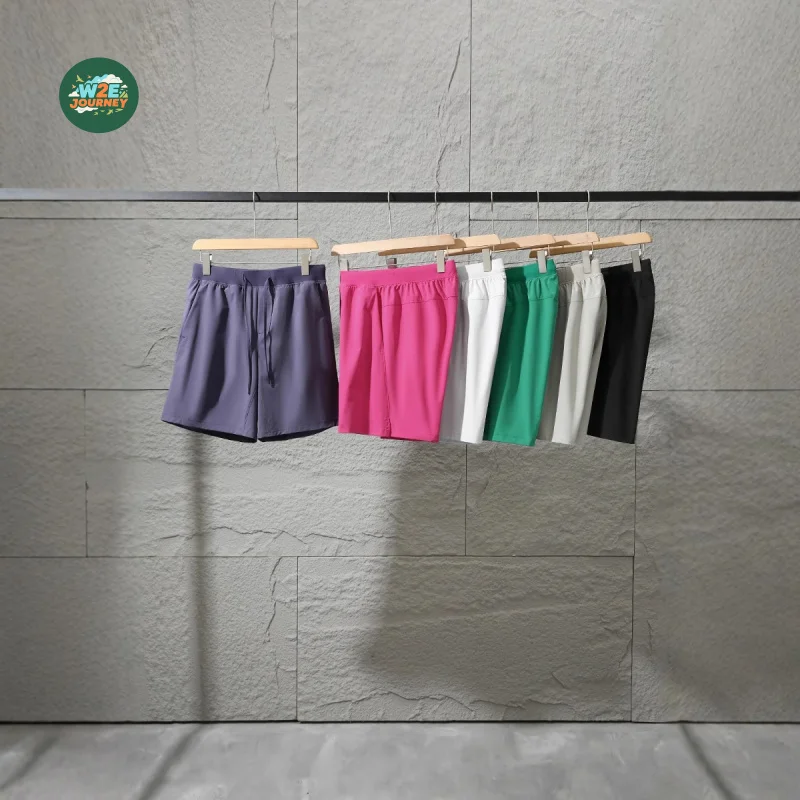 W2EJOURNEY Outdoor Cool Feeling UPF50+ Sun Protection Lightweight Breathable Four-Way Stretch Summer Casual Shorts For Men Women